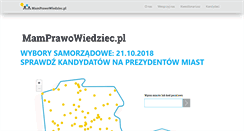 Desktop Screenshot of mamprawowiedziec.pl
