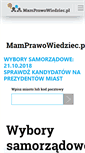 Mobile Screenshot of mamprawowiedziec.pl